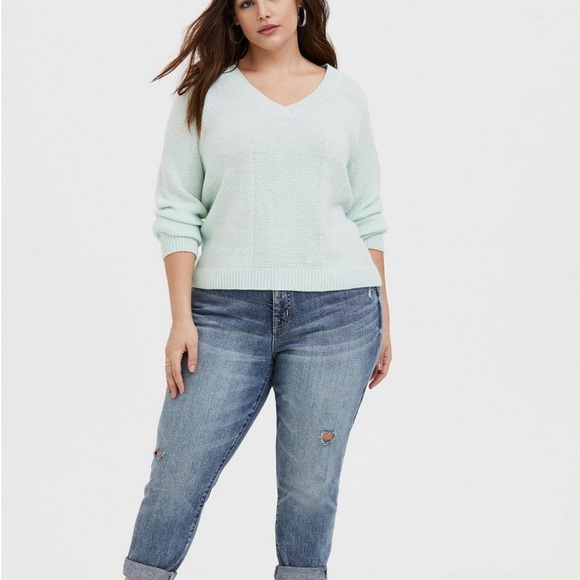 Torrid Mint Green Pullover Sweater (size 00) - Picture 2 of 4